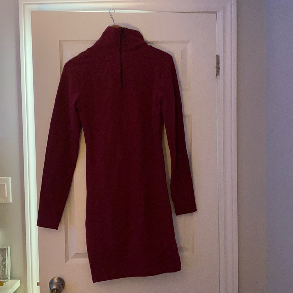 BENCH Burgundy sweater dress